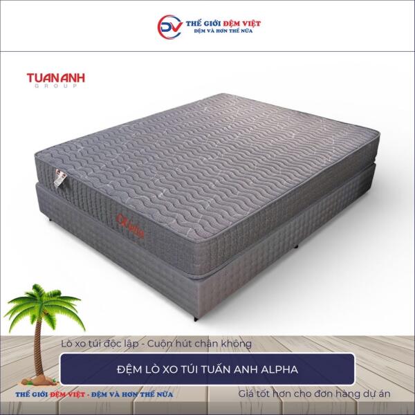 Đệm lò xo túi cuộn Tuấn Anh Alpha 2